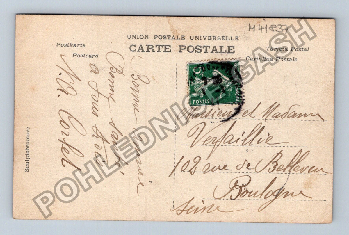 Pohlednice Francie mytologický motiv Bonne Année (M41837)