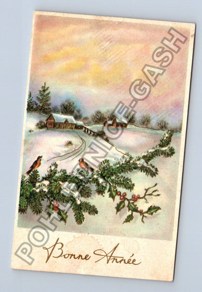 Pohlednice Francie Novoroční přání Bonne Année (M41841)