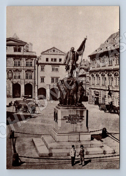 Pohlednice Praha pomník maršála Radeckého 1863 (M4186)