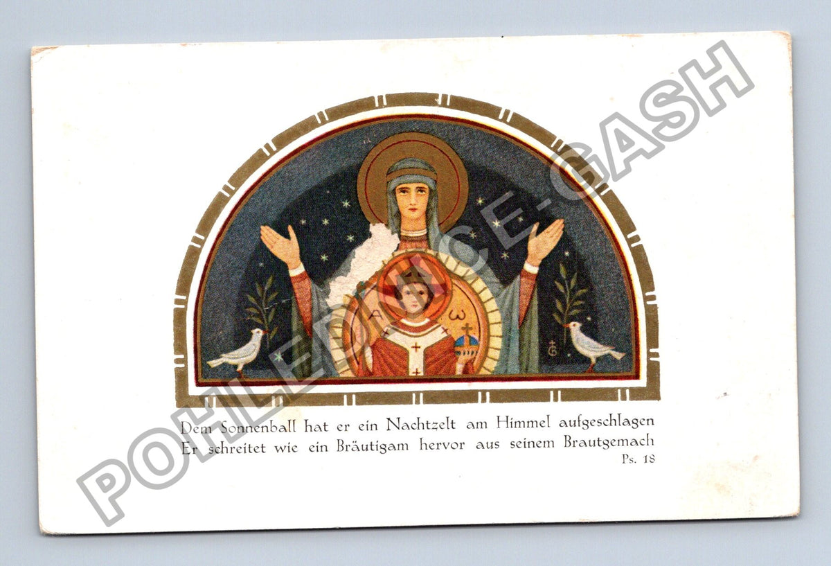 Pohlednice Německo náboženský motiv Vánoce 1930 (M41866)