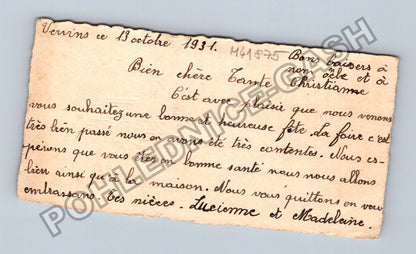 Pohlednice Francie Bonne Fête kytice růží 1931 (M41875)