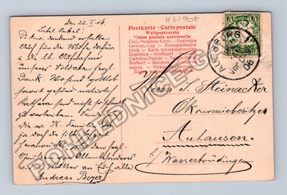 Pohlednice Německo císařská rodina s dětmi a psem 1906 (M41908)