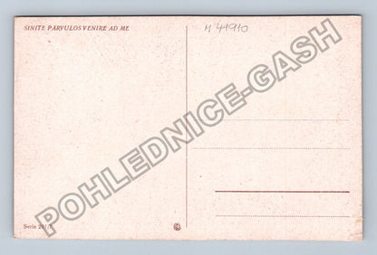 Pohlednice Ježíš s dětmi náboženský motiv (M41910)
