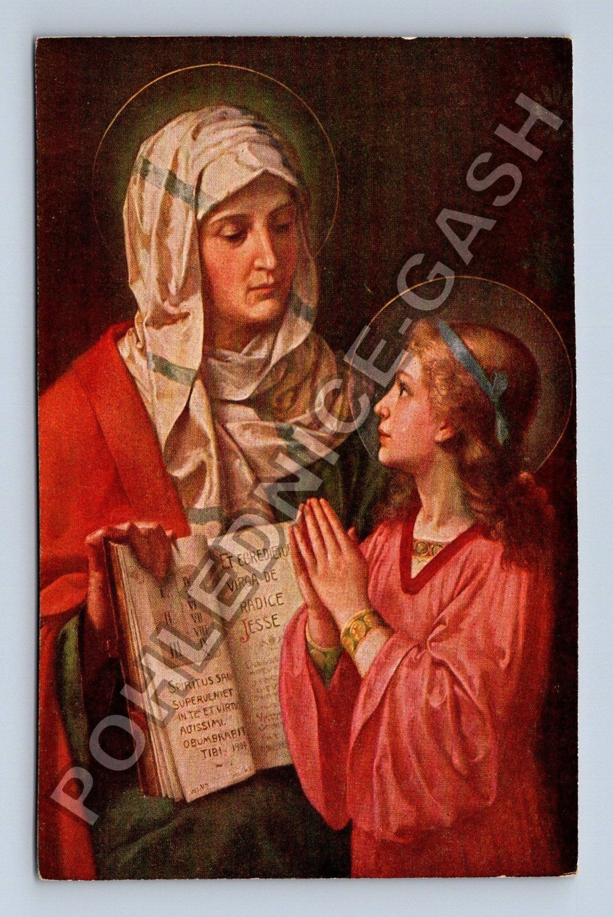 Pohlednice Itálie S. Anna svatá Anna s mladou Marií (M41912)