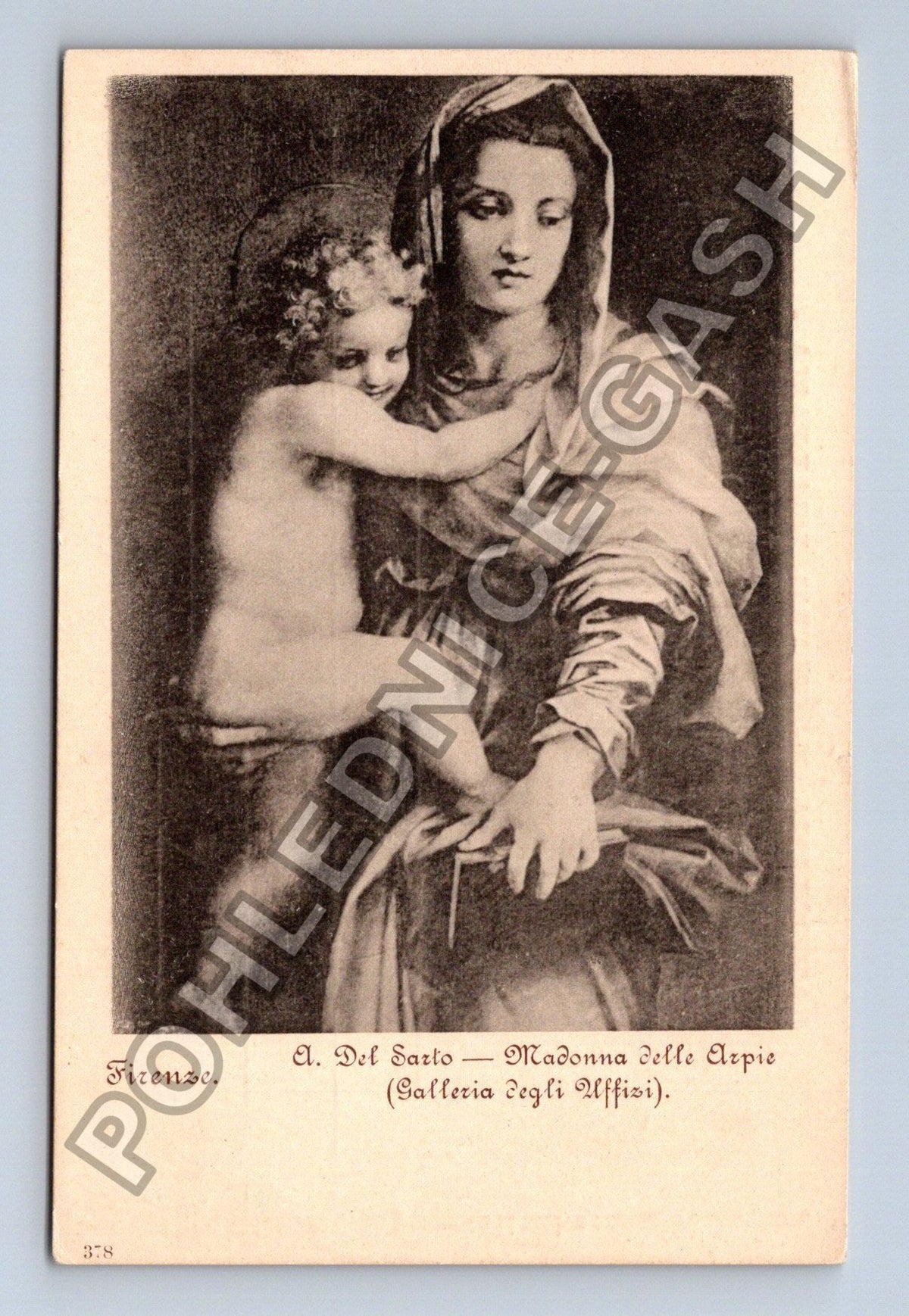 Pohlednice Itálie Florencie Madonna delle Arpie A. Del Sarto (M41916)