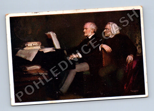 Pohlednice Hermann Toggoler Liszt Richard Wagner (M41923)