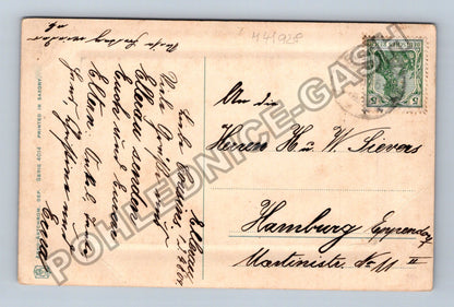 Pohlednice Německo Swan-Fütterung labutě ženy jezero (M41928)