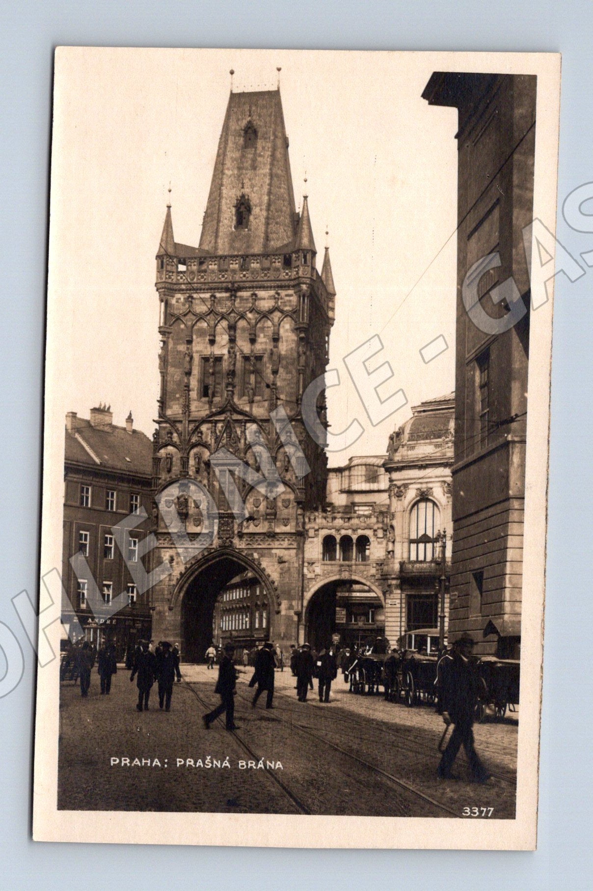 Pohlednice Praha Prašná brána starý motiv (M4193)