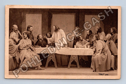 Pohlednice Německo Passion Play Oberammergau Poslední večeře (M41930)