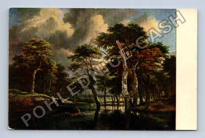 Pohlednice Německo J. v. Ruisdael Die Jagd (M41933)