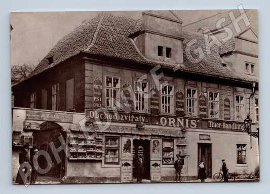 Pohlednice Praha obchod ORNIS starý motiv (M4194)