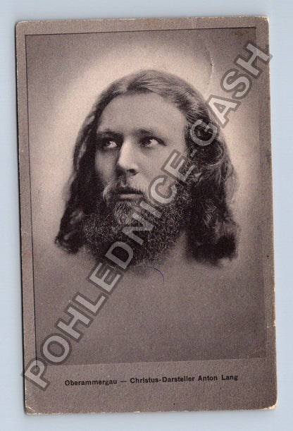 Pohlednice Německo Oberammergau Anton Lang Kristus (M41941)
