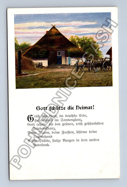 Pohlednice Německo Gott schütze die Heimat chalupa (M41942)