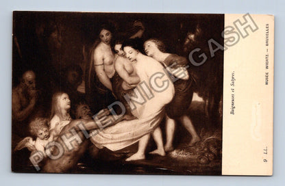 Pohlednice MUSEE WIERTZ BRUXELLES Baigneuses et Satyres (M41957)