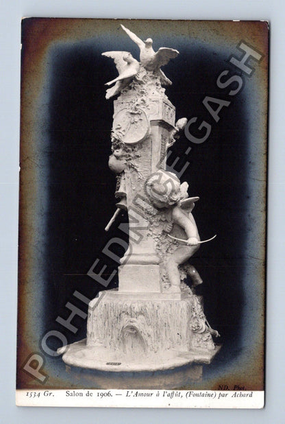 Pohlednice Salon de 1906 LAmour a laffut Achard (M41976)