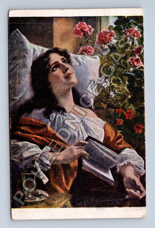 Pohlednice J. Liecks Uzdrawena Genesung Guerie (M41979)