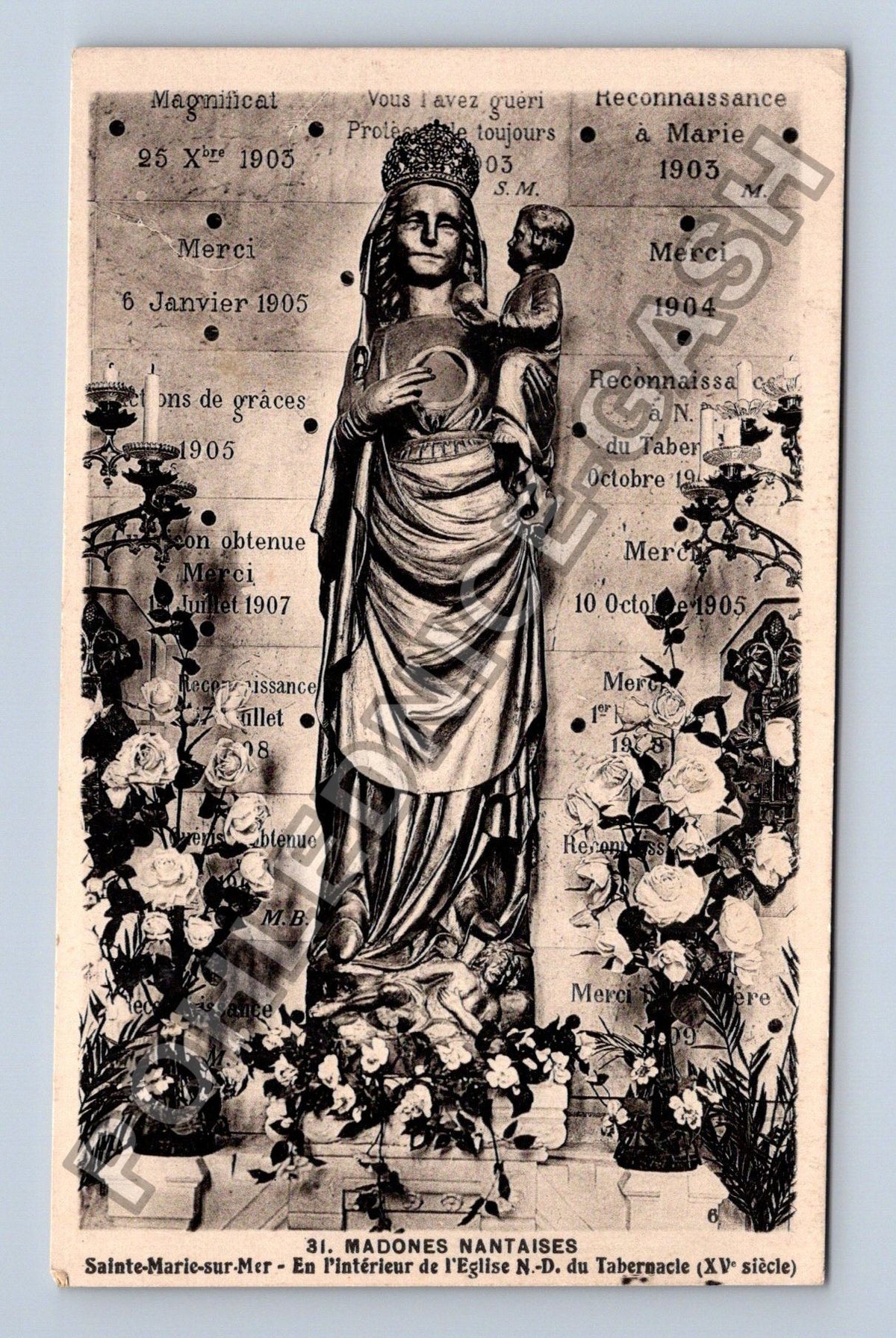 Pohlednice Francie Nantes Madones Nantaises (M41990)