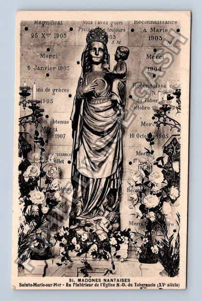 Pohlednice Francie Nantes Madones Nantaises (M41990)