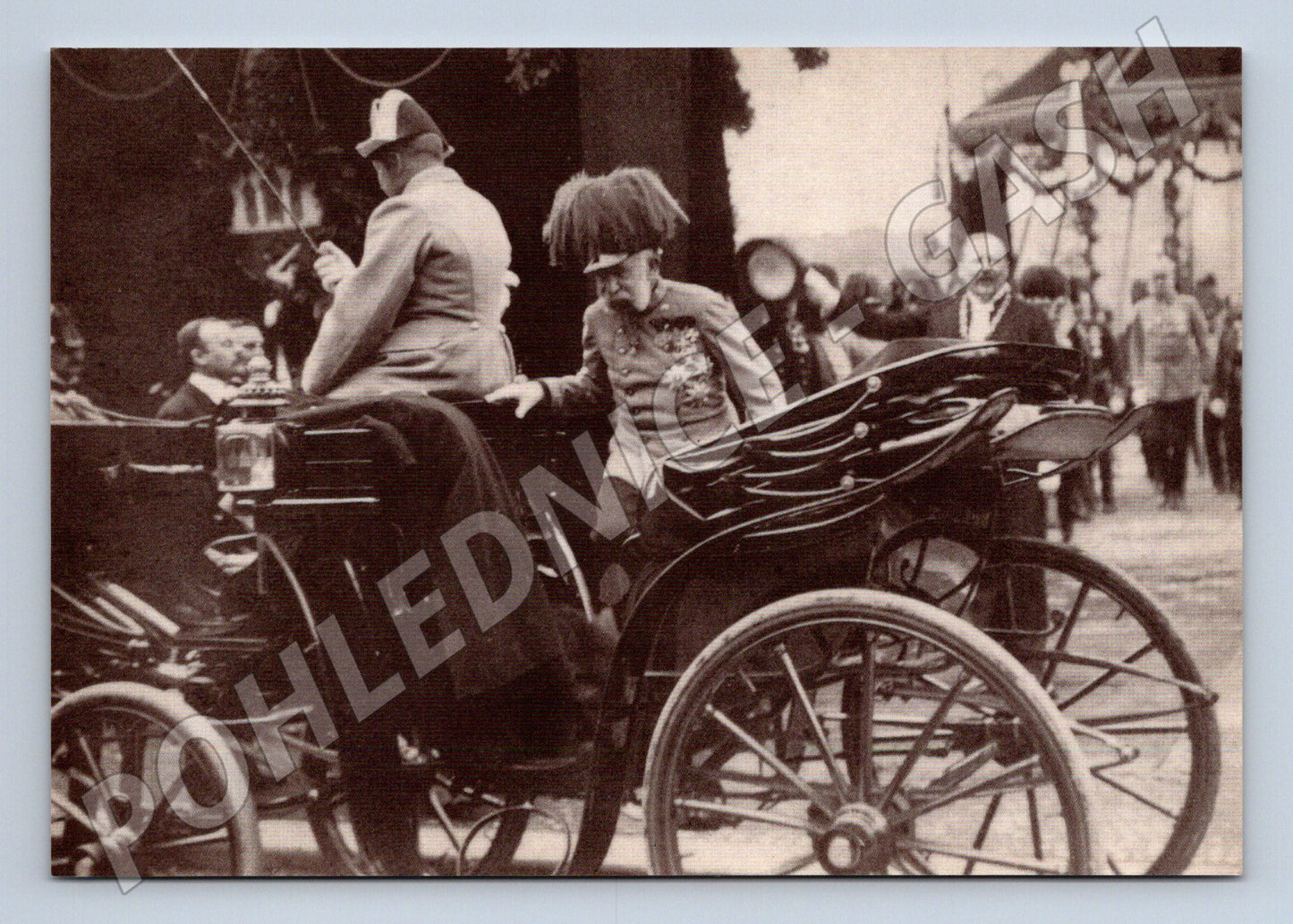 Pohlednice Praha František Josef I most 1901 (M4200)