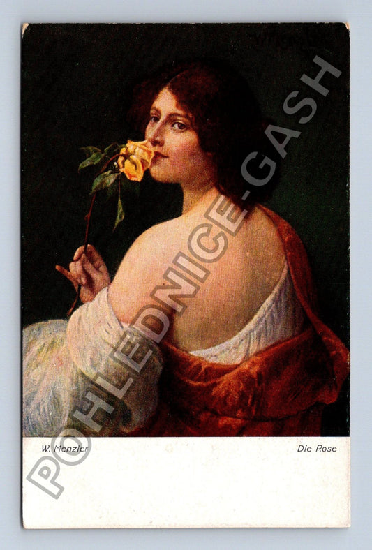 Pohlednice W. Menzler Die Rose (M42024)