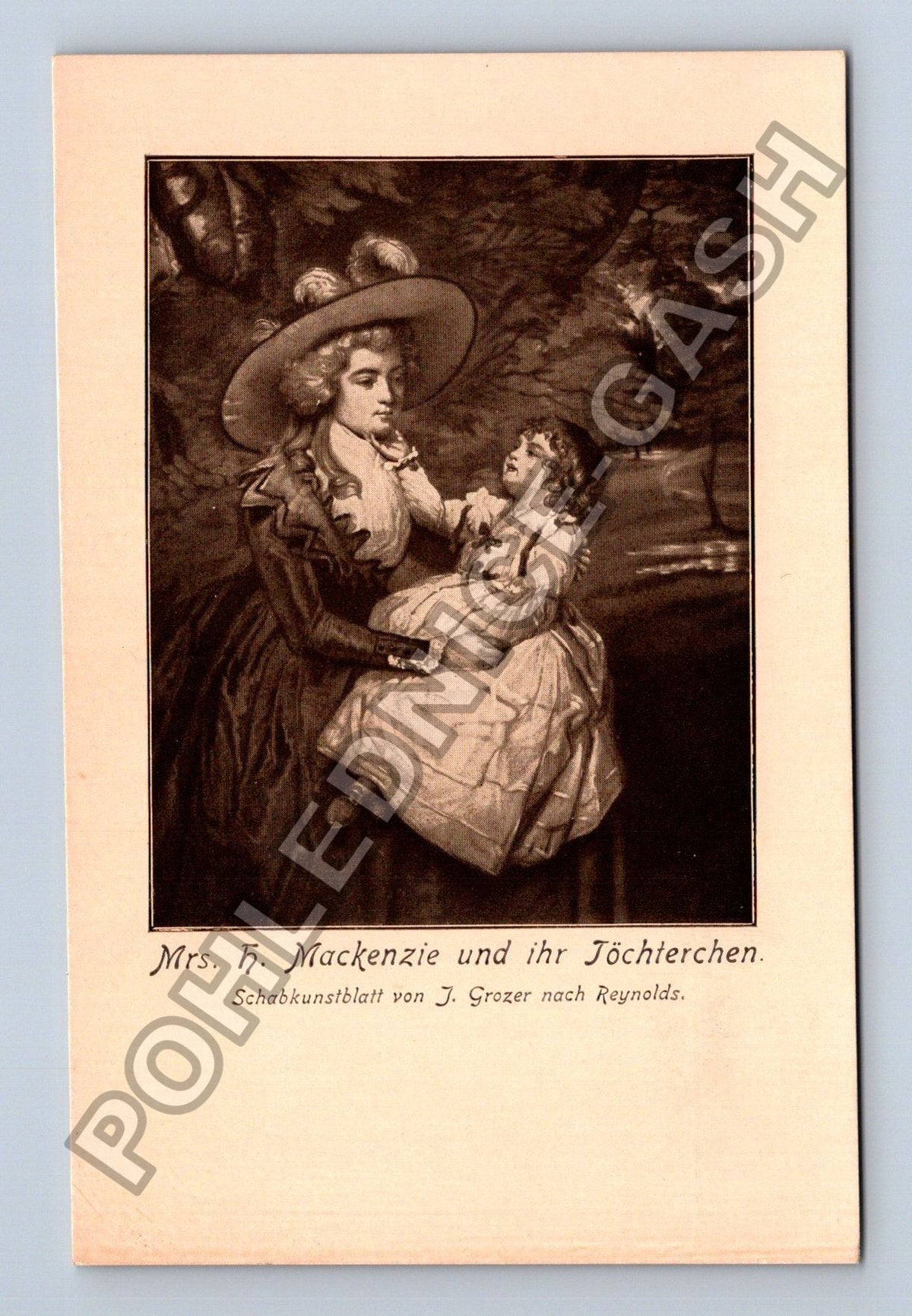 Pohlednice Mrs. H. Mackenzie und ihr Töchterchen (M42031)