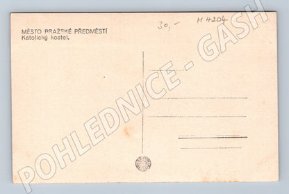 Pohlednice Praha Předměstí katolický kostel cca 1930 (M4204)