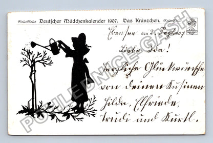 Pohlednice Rakousko Deutscher Mädchenkalender 1907 (M42042)