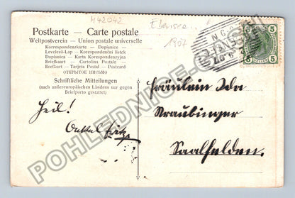 Pohlednice Rakousko Deutscher Mädchenkalender 1907 (M42042)