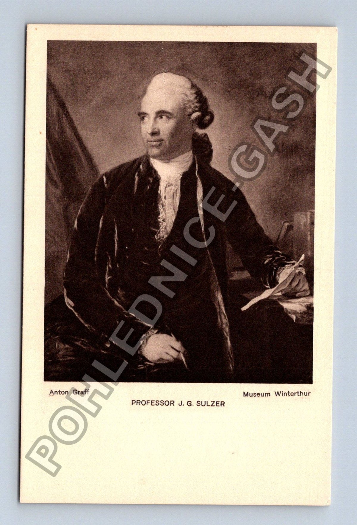 Pohlednice Švýcarsko Winterthur Anton Graff profesor Sulzer (M42046)