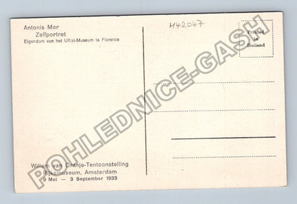 Pohlednice Holandsko Antonis Mor Autoportrét 1933 (M42047)