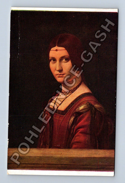 Pohlednice Itálie Leonard de Vinci Lucrezia Grivelli (M42061)