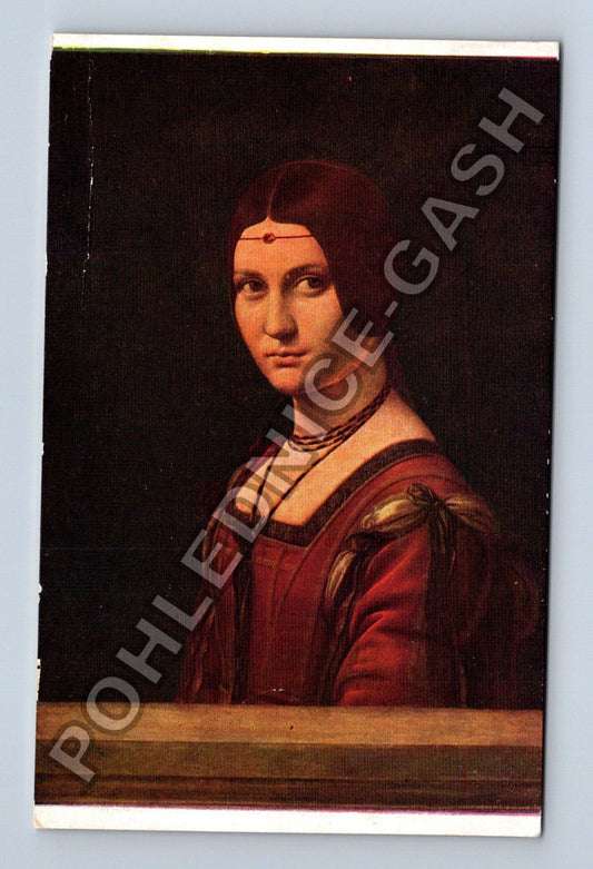 Pohlednice Itálie Leonard de Vinci Lucrezia Grivelli (M42061)