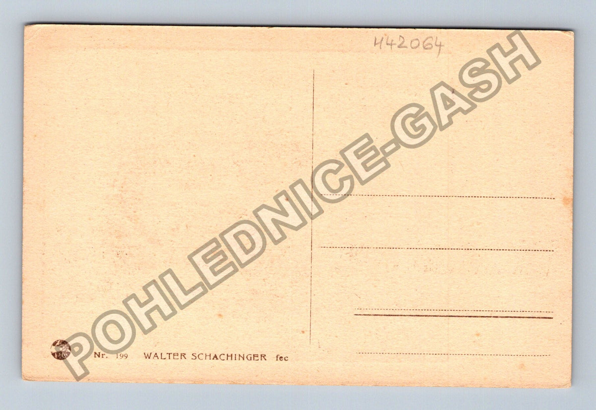 Pohlednice Walter Schachinger portrét dívky (M42064)