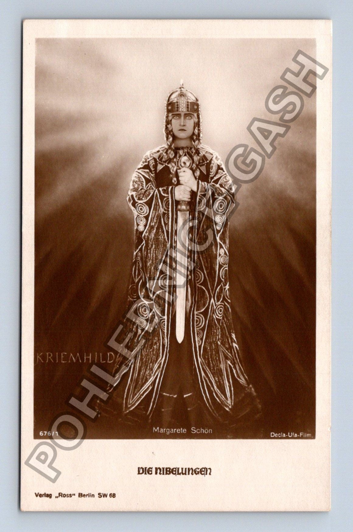 Pohlednice Německo Kriemhild Margarete Schön Die Nibelungen (M42070)