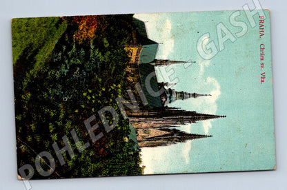 Pohlednice Praha Chrám sv Víta historický 1908 (M4208)