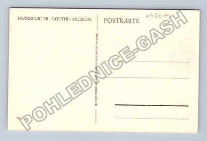 Pohlednice Goethe 1826 J J Schmelter Frankfurt (M42081)