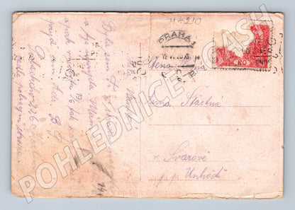 Pohlednice Praha Ferdinandovy kasárny Karlín historický motiv (M4210)