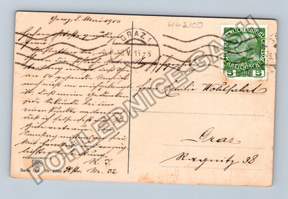 Pohlednice Rakousko Graz kvetoucí šeřík 1913 (M42100)