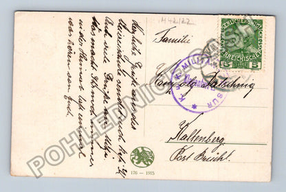 Pohlednice Abschied von der Heimat Rakousko 1908 (M42122)