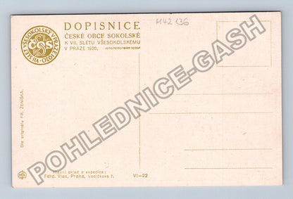 Pohlednice Sedmý všesokolský slet v Praze 1920 (M42136)