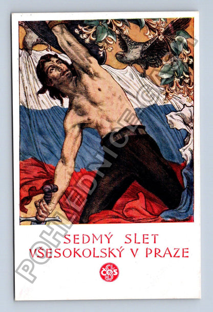 Pohlednice Sedmý slet Všesokolský v Praze 1920 (M42139)