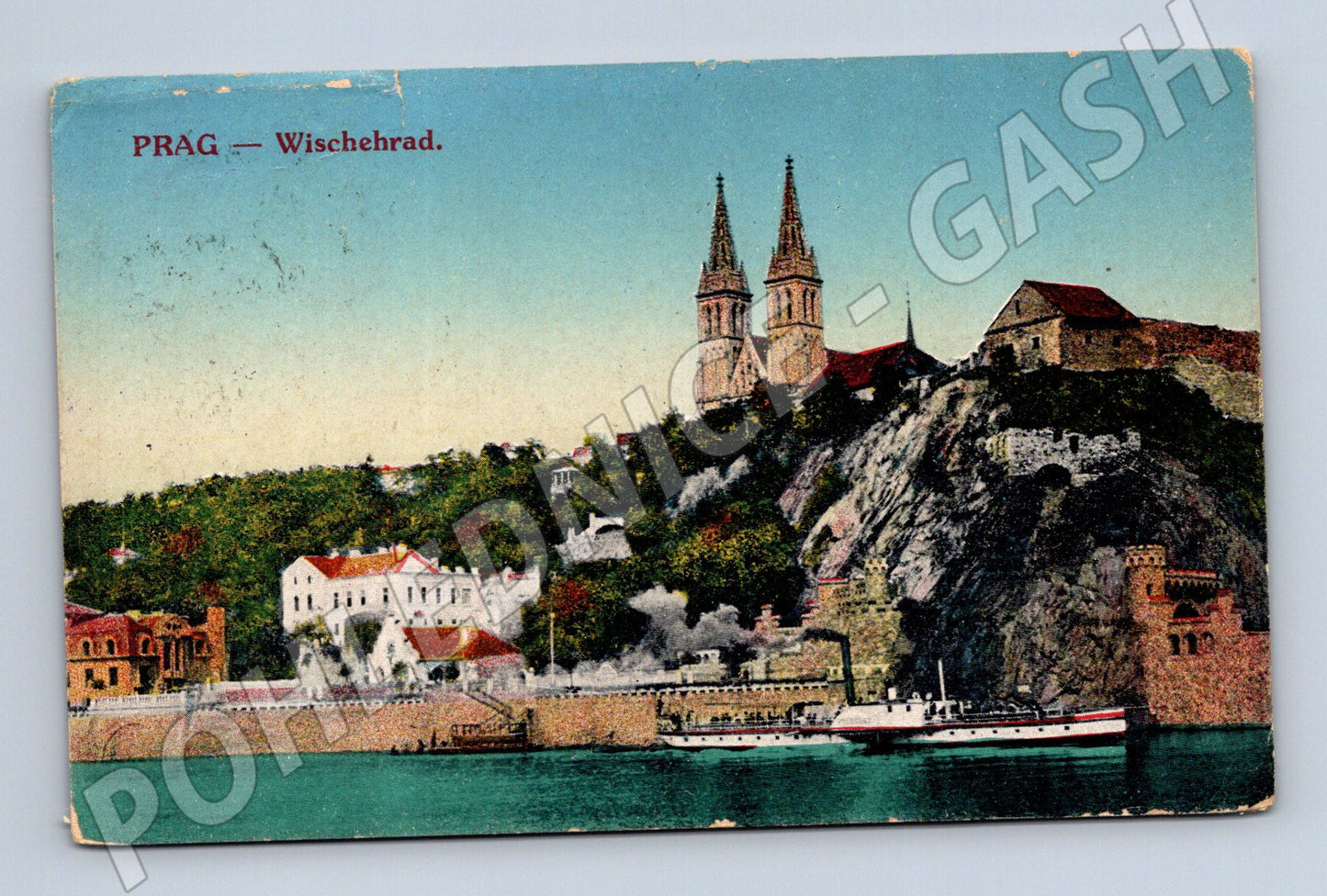 Pohlednice Praha Vyšehrad kolorovaný starý motiv (M4214)