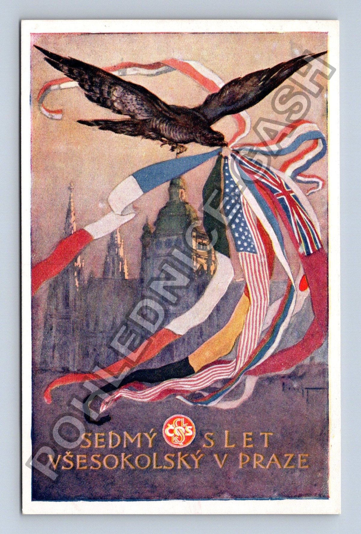 Pohlednice Sedmý všesokolský slet v Praze 1920 (M42140)