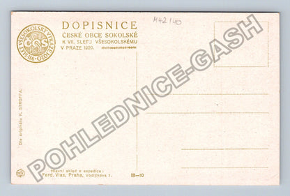 Pohlednice Sedmý všesokolský slet v Praze 1920 (M42140)