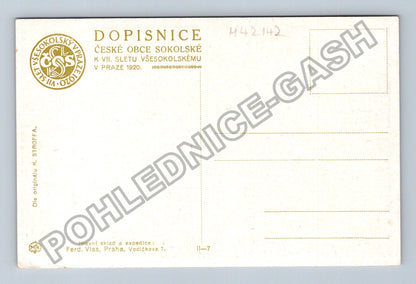 Pohlednice Sedmý všesokolský slet v Praze 1920 (M42142)