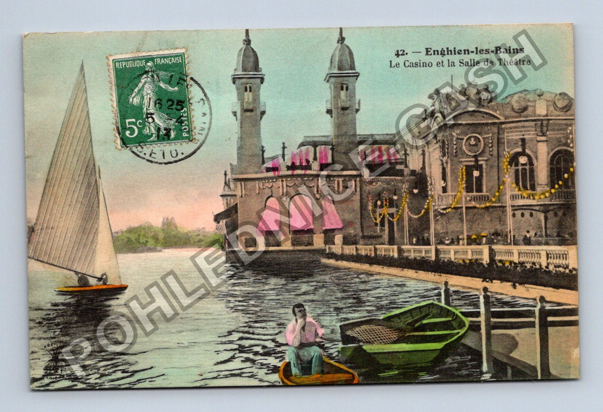 Pohlednice Francie Enghien-les-Bains Le Casino et la Salle (M42151)