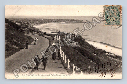 Pohlednice Francie Le Havre Boulevard Felix-Faure 1905 (M42154)