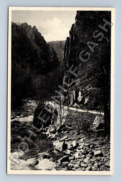 Pohlednice Německo Bode-Tal im Harz Partie am Hensensprung (M42171)