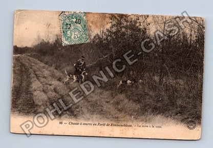 Pohlednice Francie Fontainebleau hon na lišku 1905 (M42178)