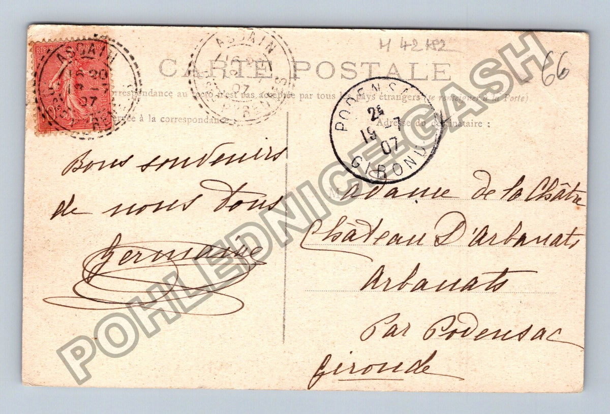 Pohlednice Francie Eskual Herria Pays Basque 1907 (M42182)
